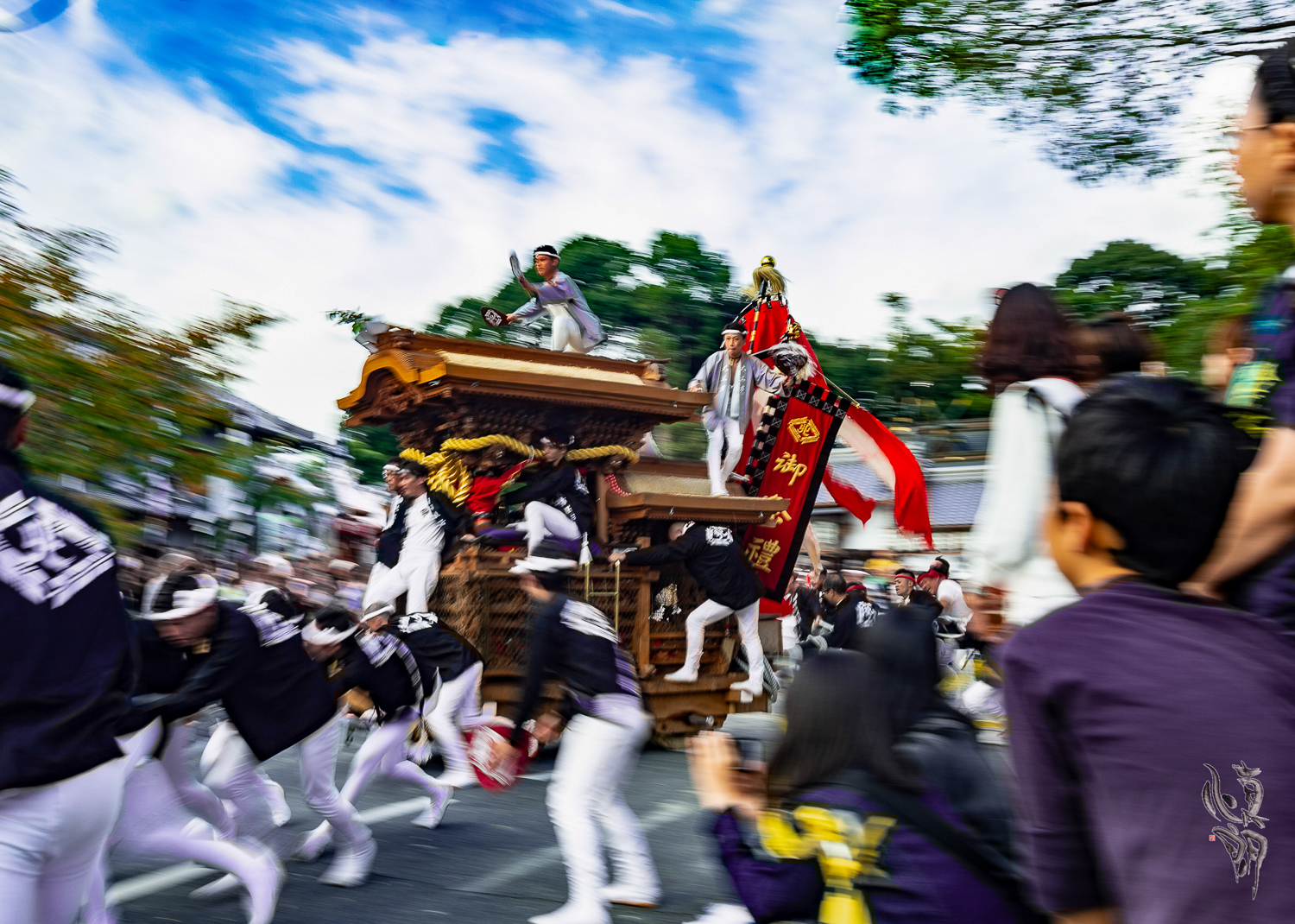 秋祭りだんじりパレード - 橋本市